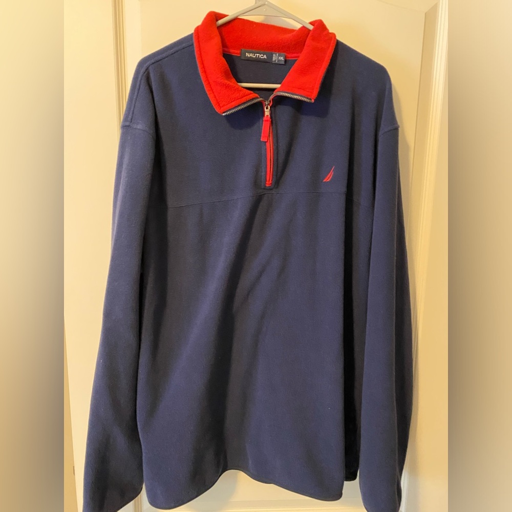 EUC Men’s Nautica Fleece Pullover Size XXL
